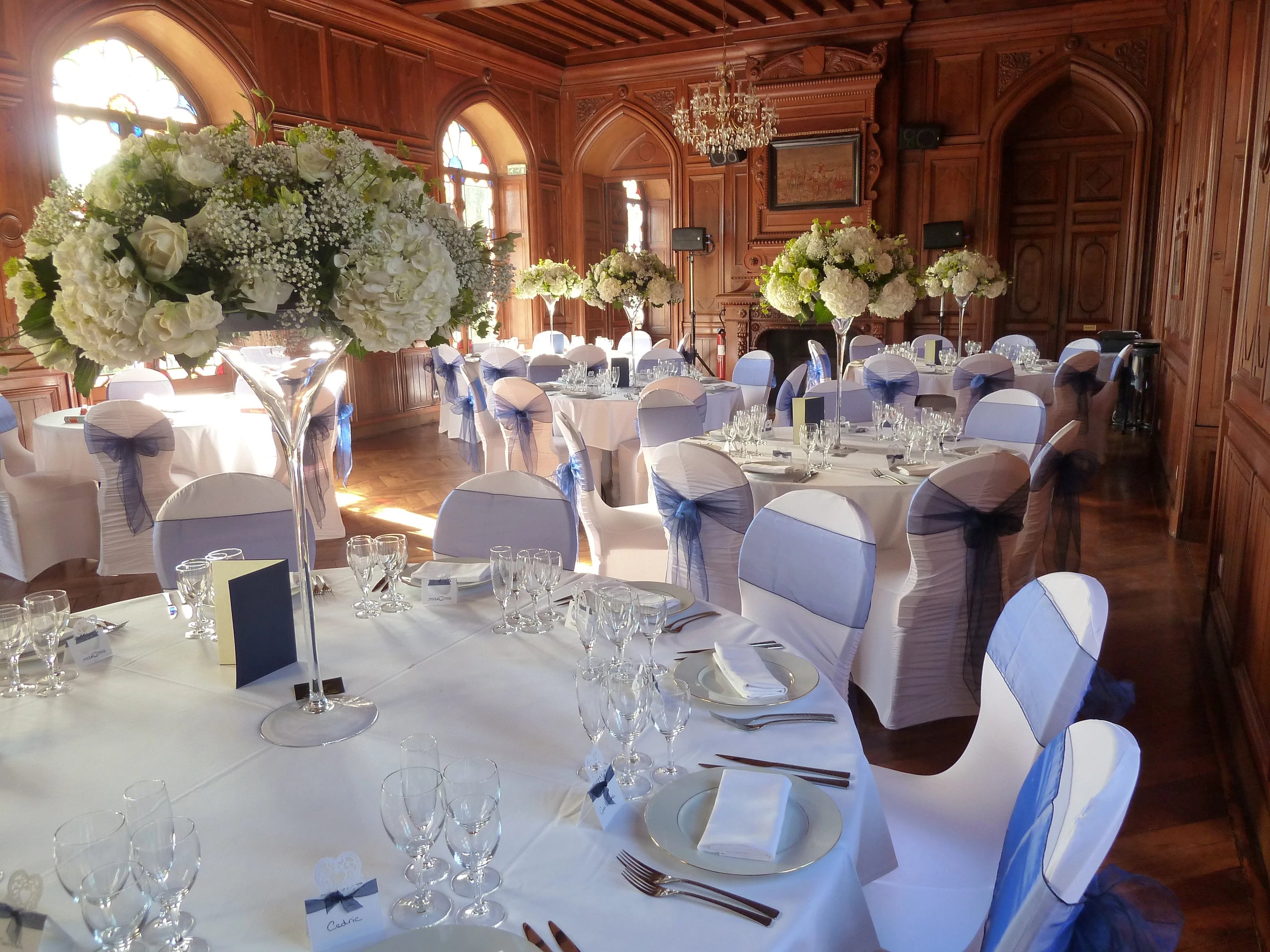 Grande Salle wedding Chateau Maulmont